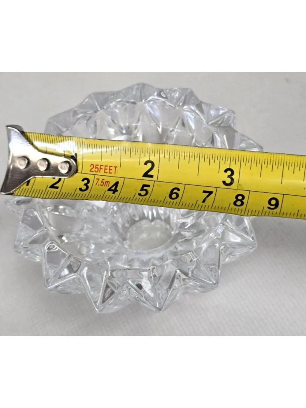 Clear Crystal Cut Glass Bowls With Elegant Geometric Design For Home Decor Or Se